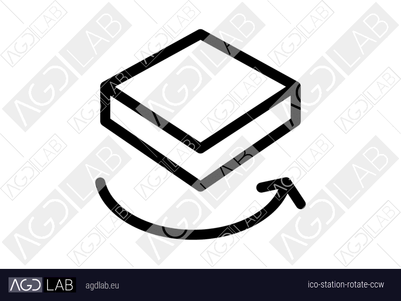 Station rotate ccw icon