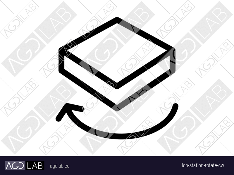 Station rotate cw icon