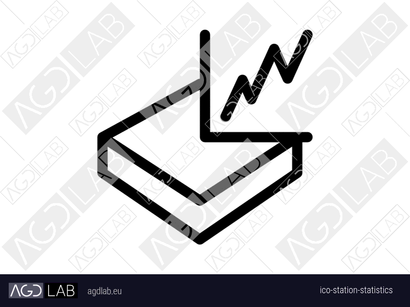 Station statistics icon