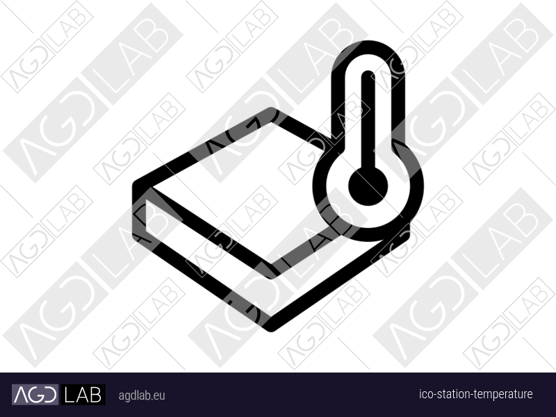 Station temperature icon