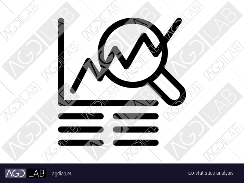 Statistics analysis icon