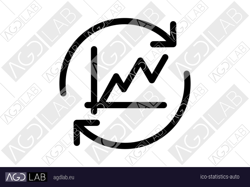 Statistics auto icon