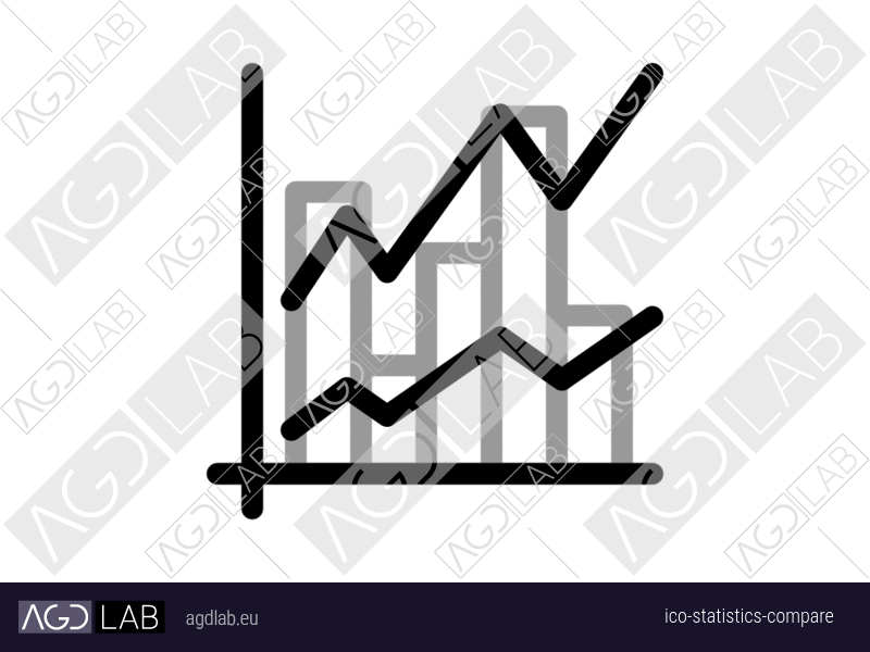 Statistics compare icon