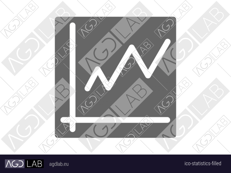 Statistics filled icon