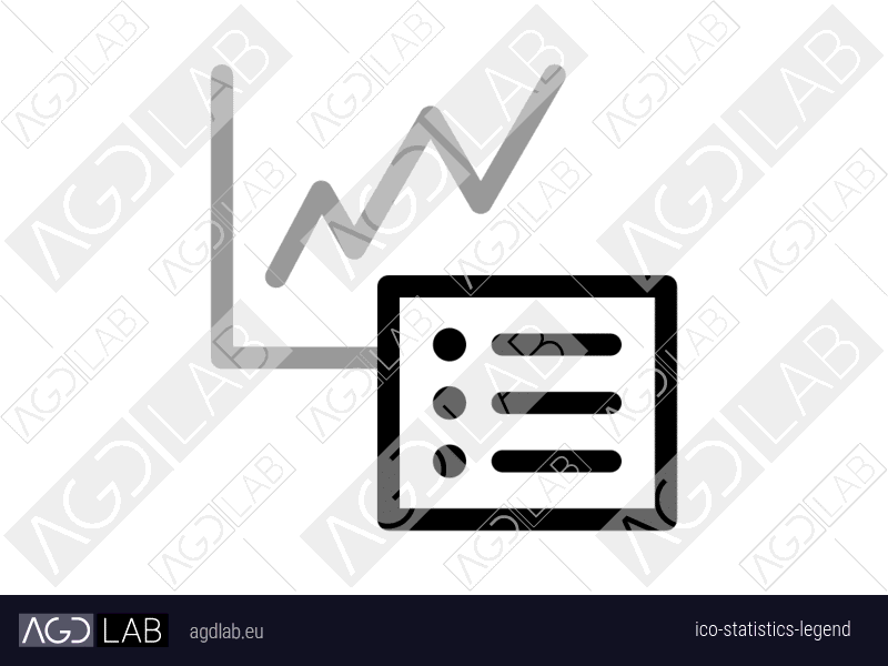 Statistics legend icon