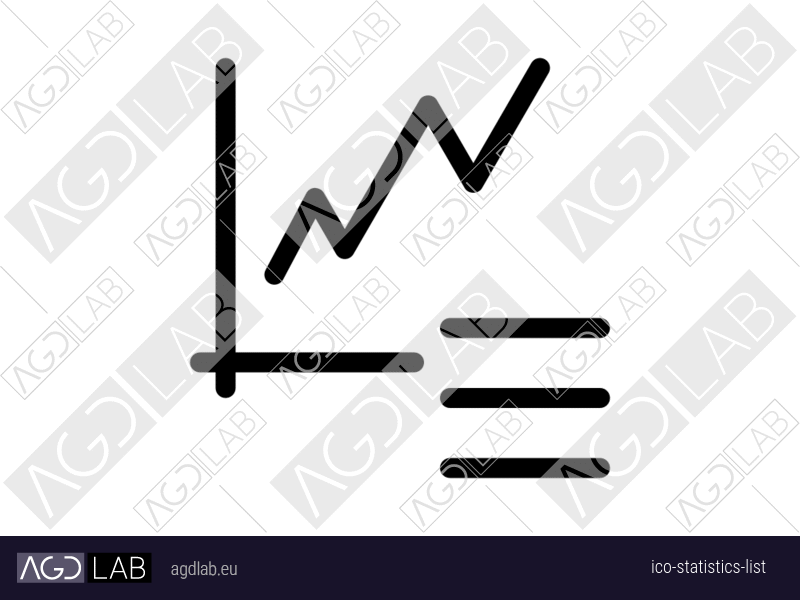 Statistics list icon