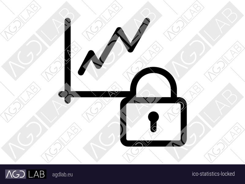 Statistics locked icon