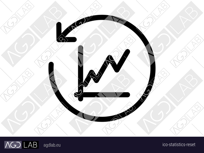 Statistics reset icon