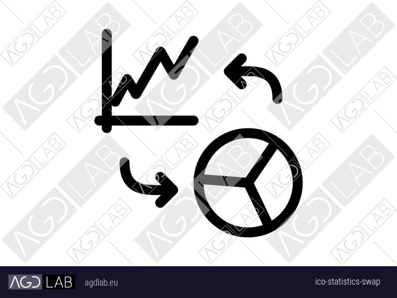 Statistics swap icon