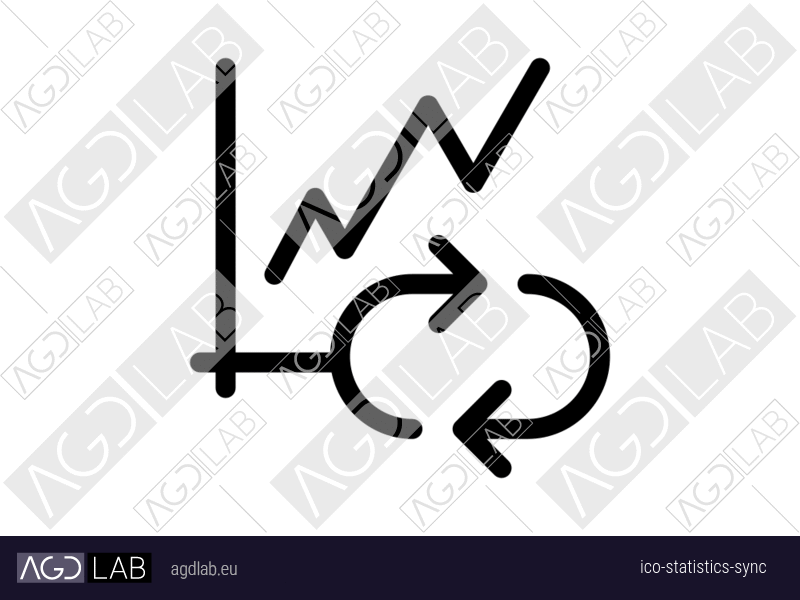 Statistics sync icon