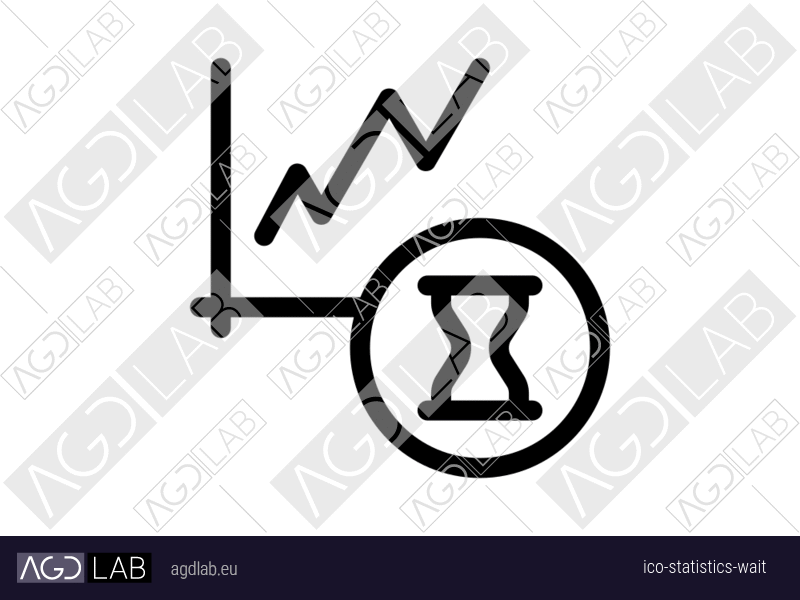 Statistics wait icon