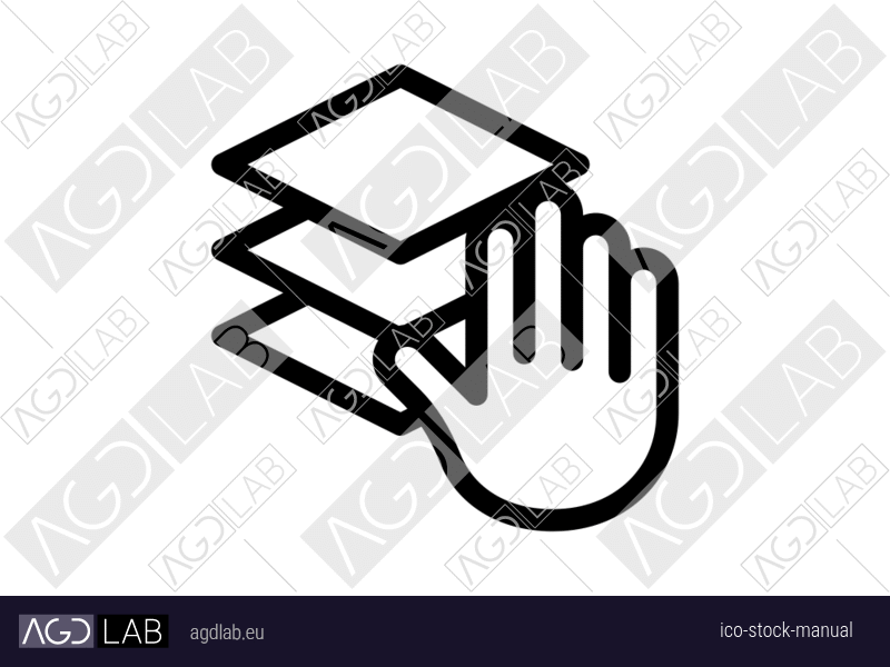 Stock manual icon