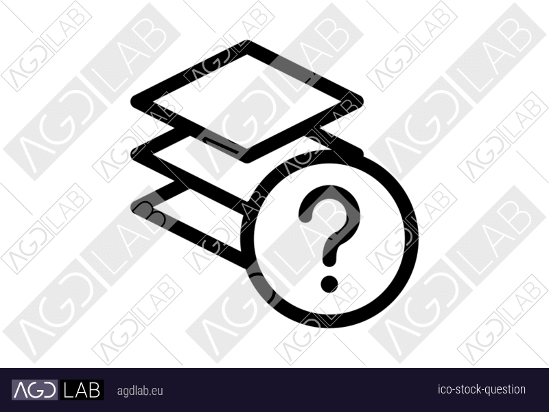 Stock question icon