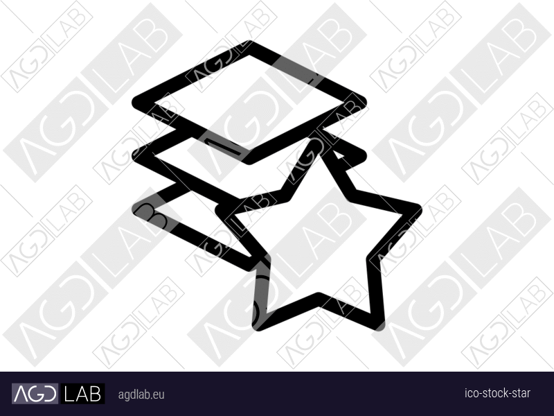 Stock star icon