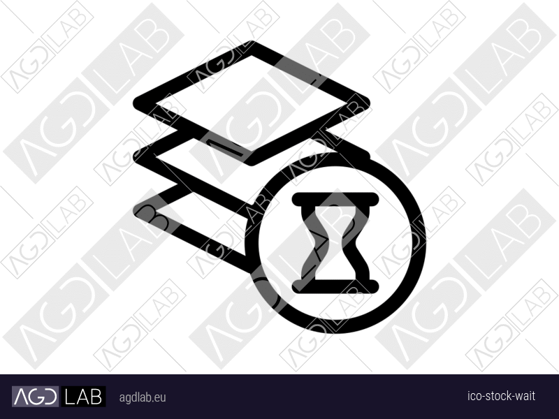 Stock wait icon