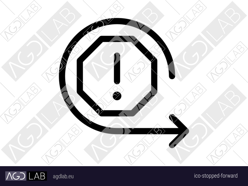 Stopped forward icon