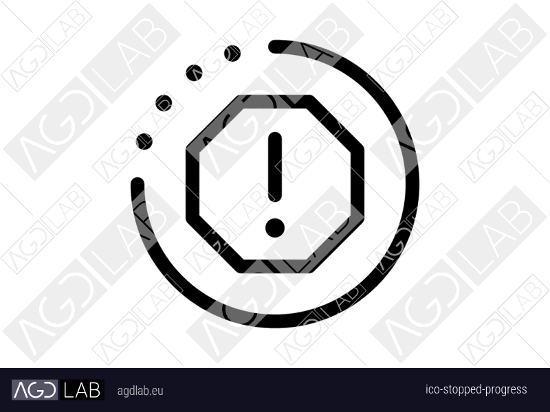 Stopped progress icon