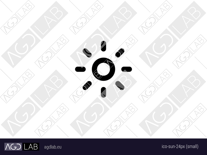 Sun 24px (small) icon