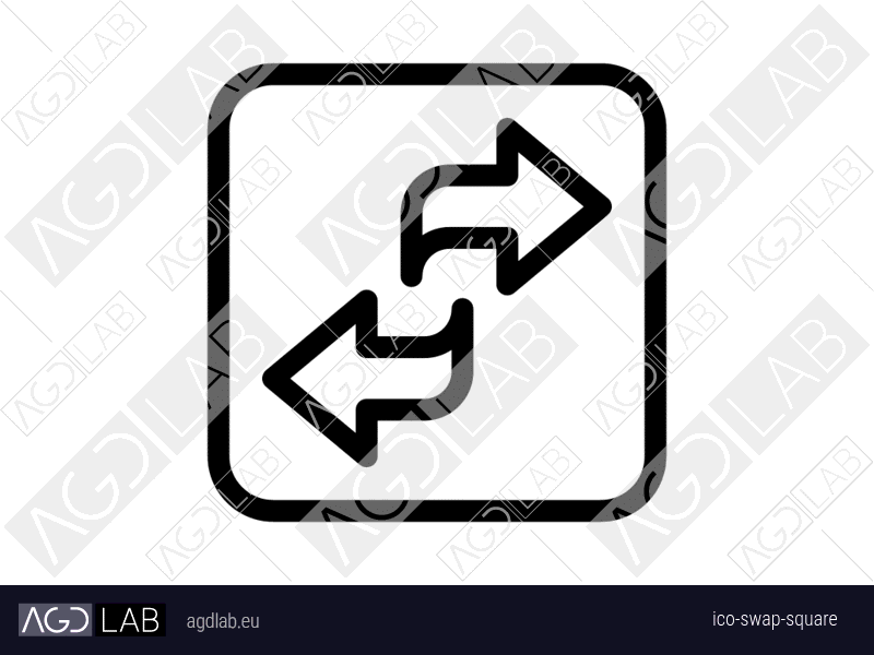 Swap square icon