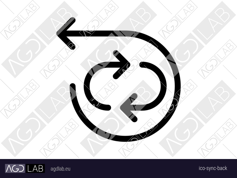 Sync back icon