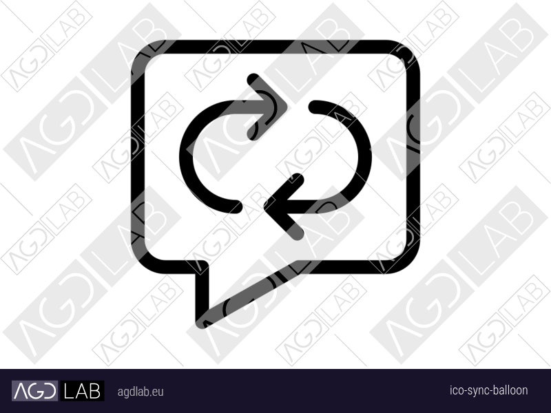 Sync balloon icon