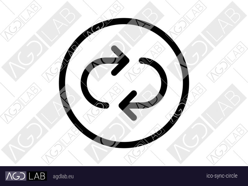 Sync circle icon