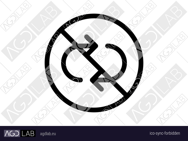 Sync forbidden icon