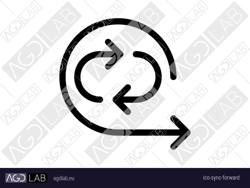 Sync forward icon