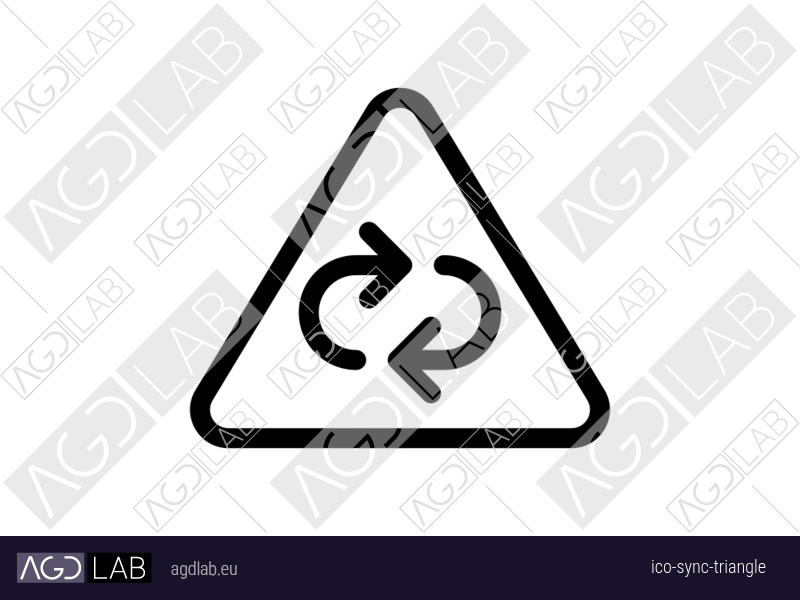 Sync triangle icon