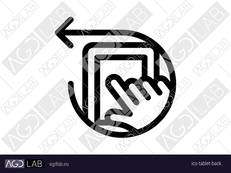Tablet back icon