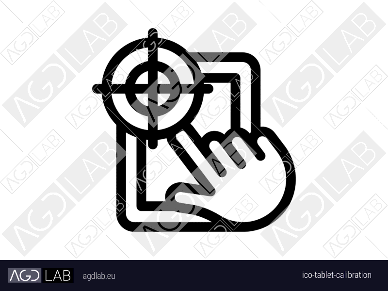 Tablet calibration icon