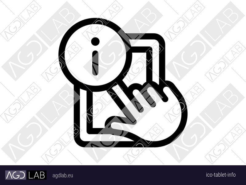 Tablet info icon