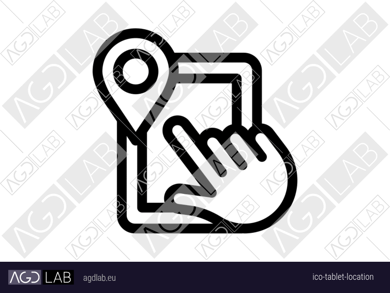 Tablet location icon
