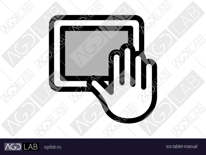 Tablet manual icon