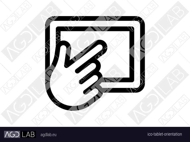 Tablet orientation icon