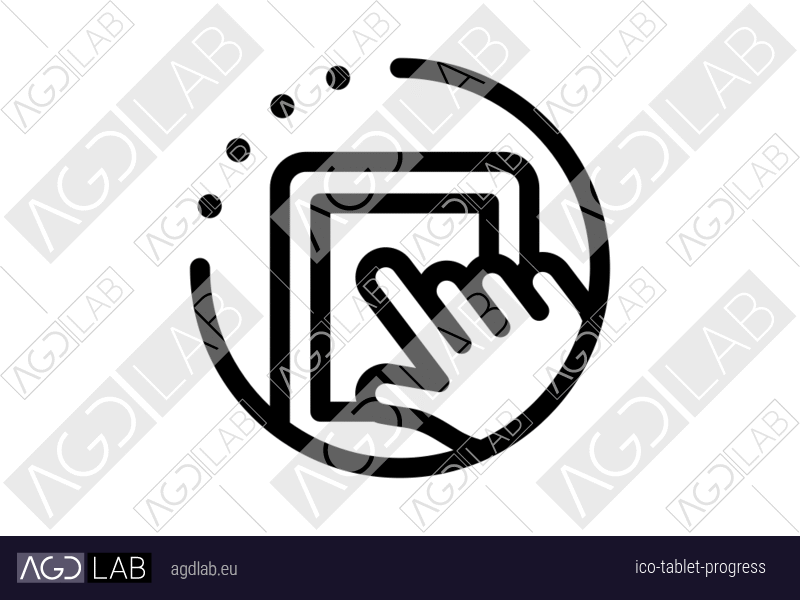 Tablet progress icon