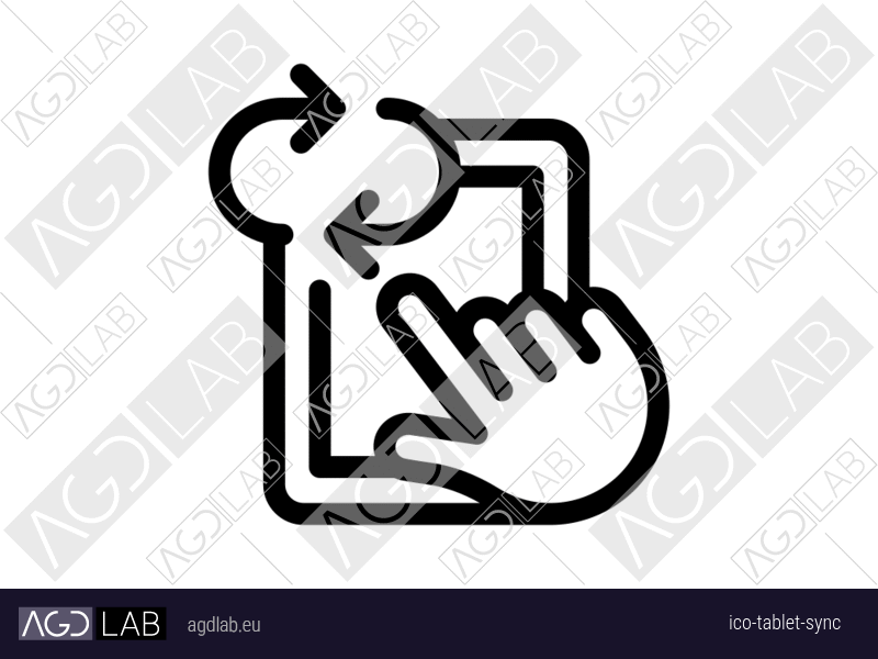 Tablet sync icon
