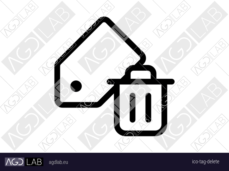 Tag delete icon