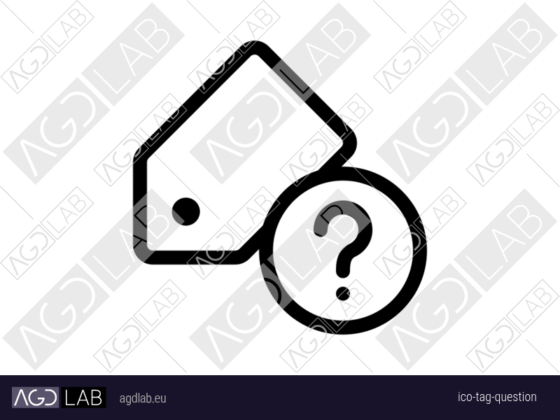 Tag question icon