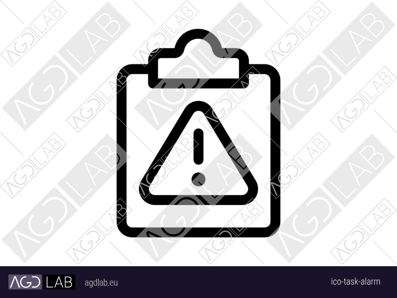 Task alarm icon