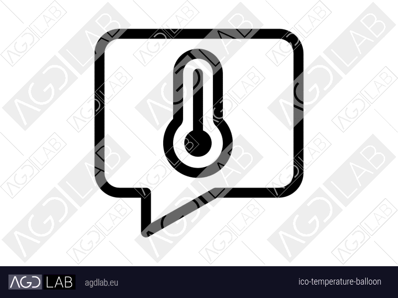 Temperature balloon icon