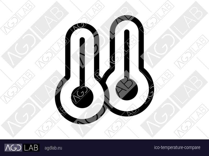 Temperature compare icon