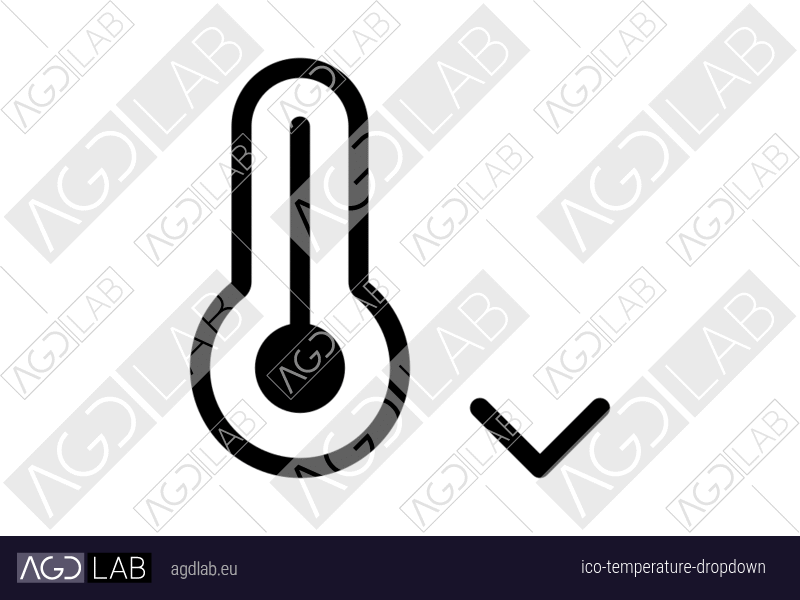 Temperature dropdown icon