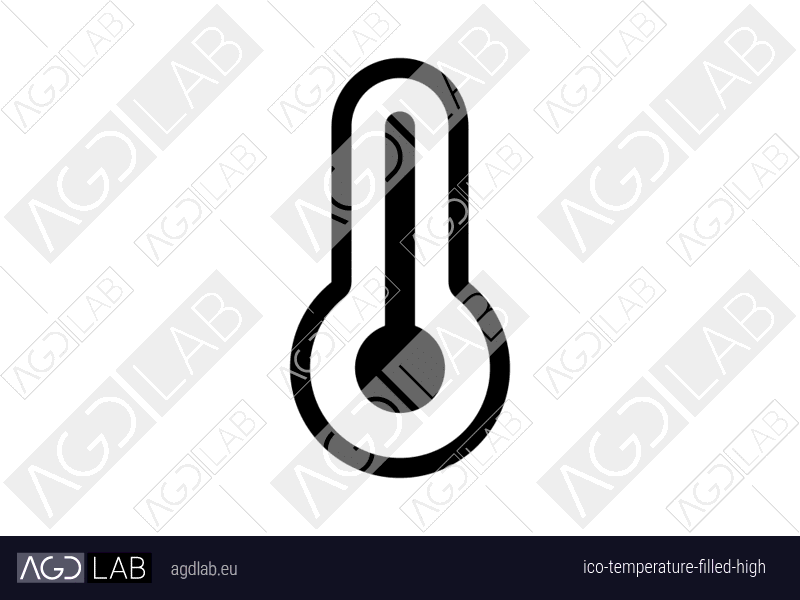 Temperature filled high icon