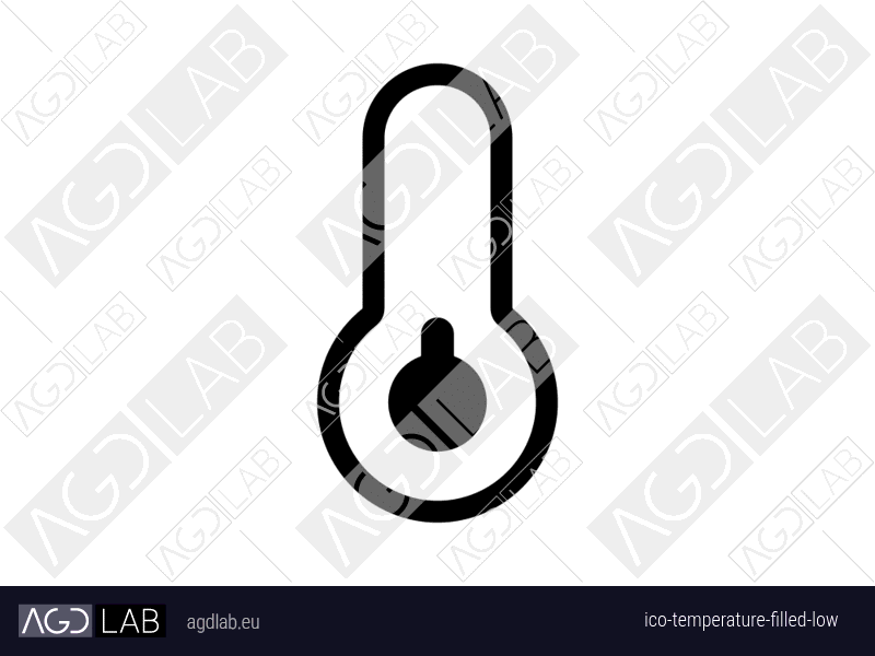 Temperature filled low icon