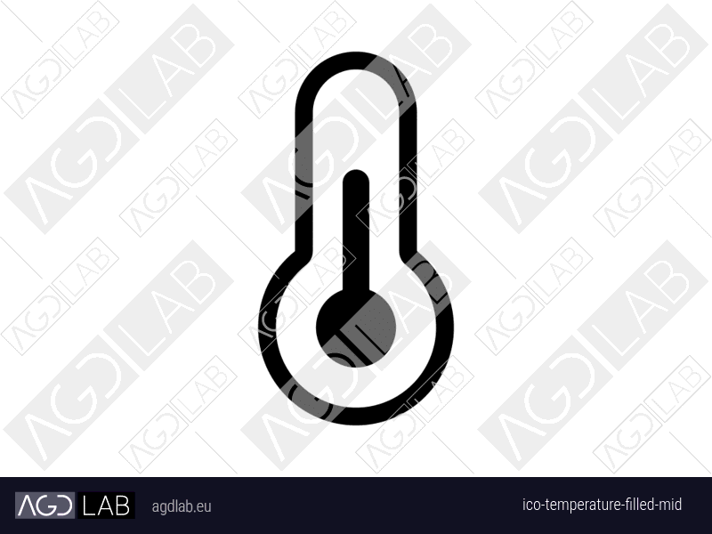 Temperature filled mid icon