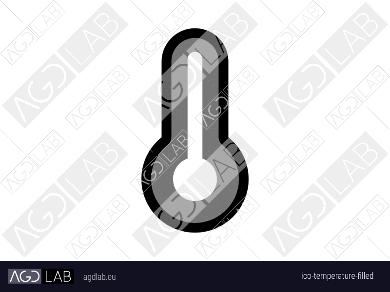 Temperature filled icon