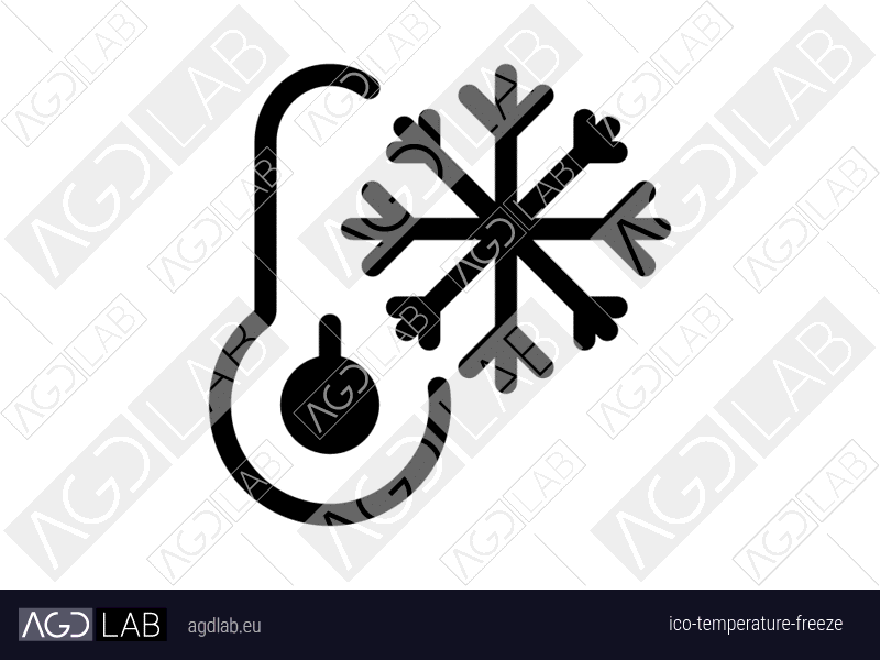 Temperature freeze icon