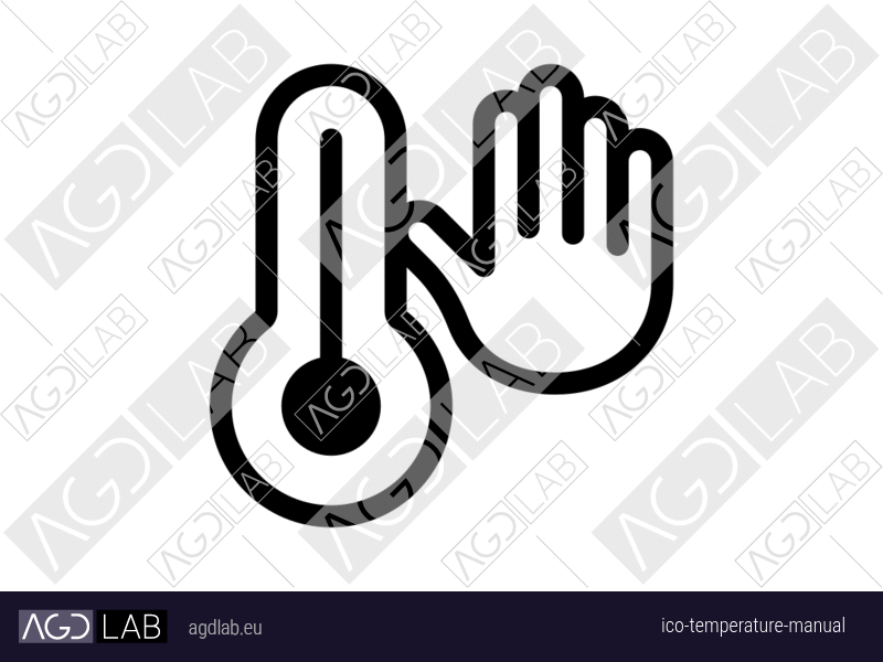 Temperature manual icon