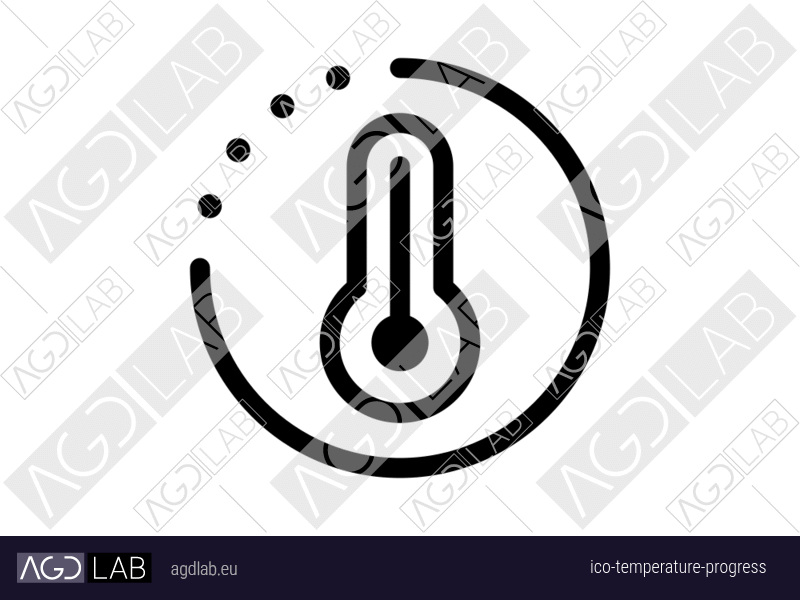 Temperature progress icon